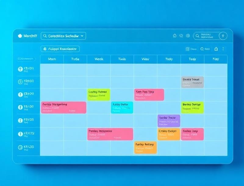 Interface de agenda inteligente do sistema
